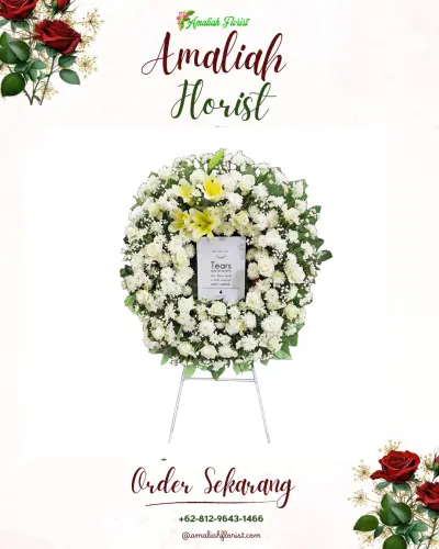 Krans Bunga Duka Cita di Limau Manis Selatan