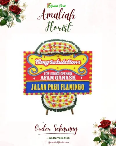 Bunga Papan Congratulation di Limau Manis Selatan